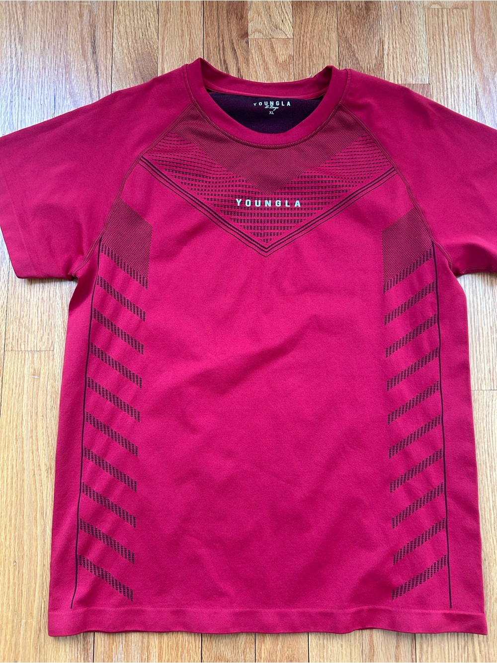 YoungLA Short Sleeve Athletic Tee - Red